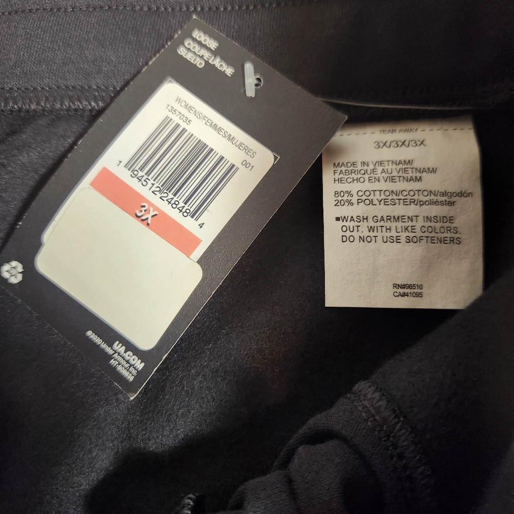 NWT Women's Under Armour Rival Fleece Joggers - Picture 3 of 9